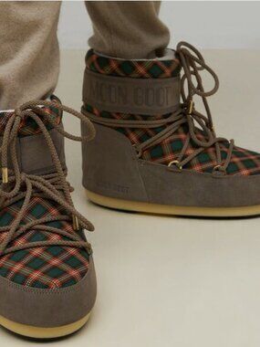 Plaid Moon Boots